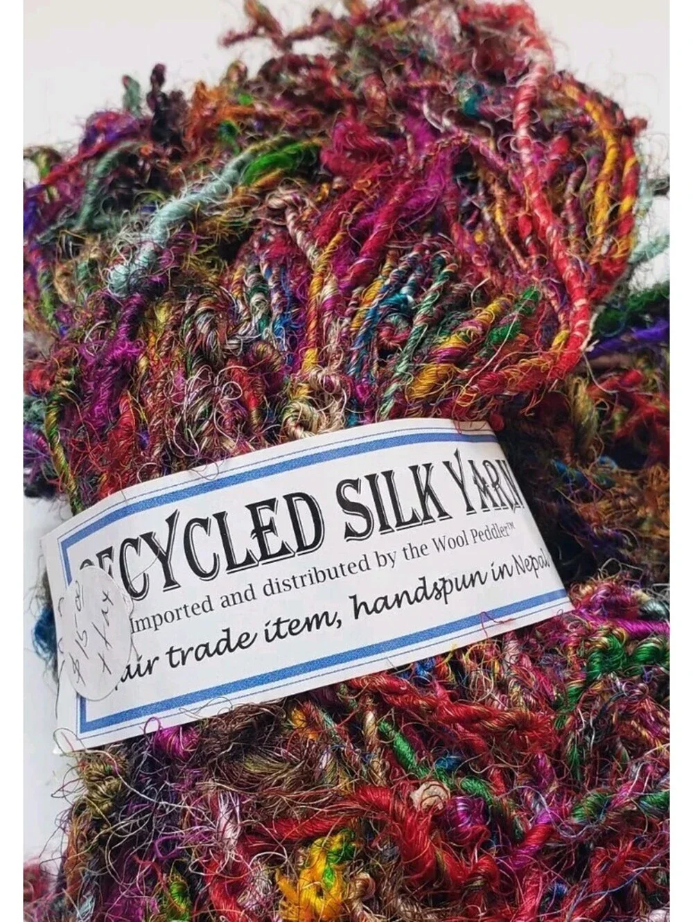 Lot Wool Yarn Worsted Merino Napal Recycled Silk Gray Reds Multicolor Plymouth